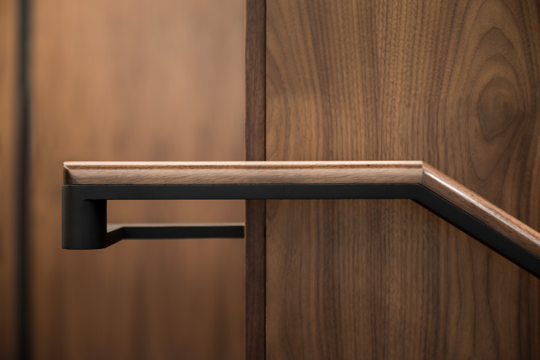 Walnut Railing Detail