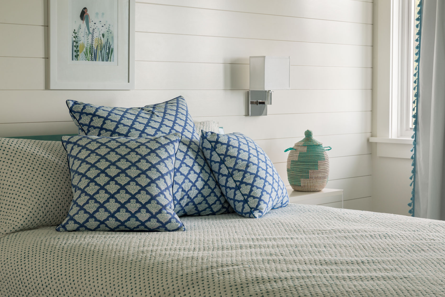 Pillows on Bed Detail