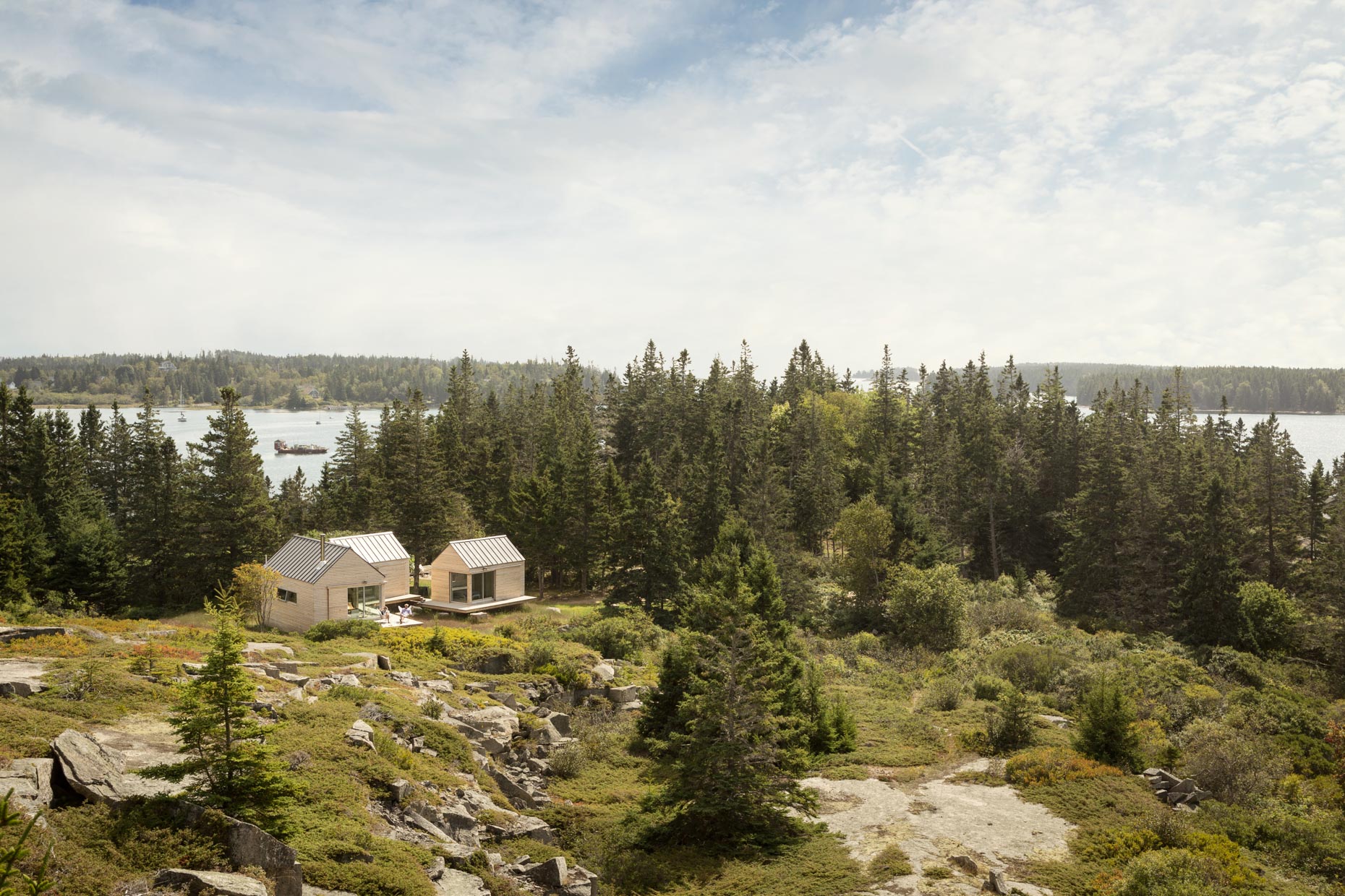 Three Small Island Dwellings