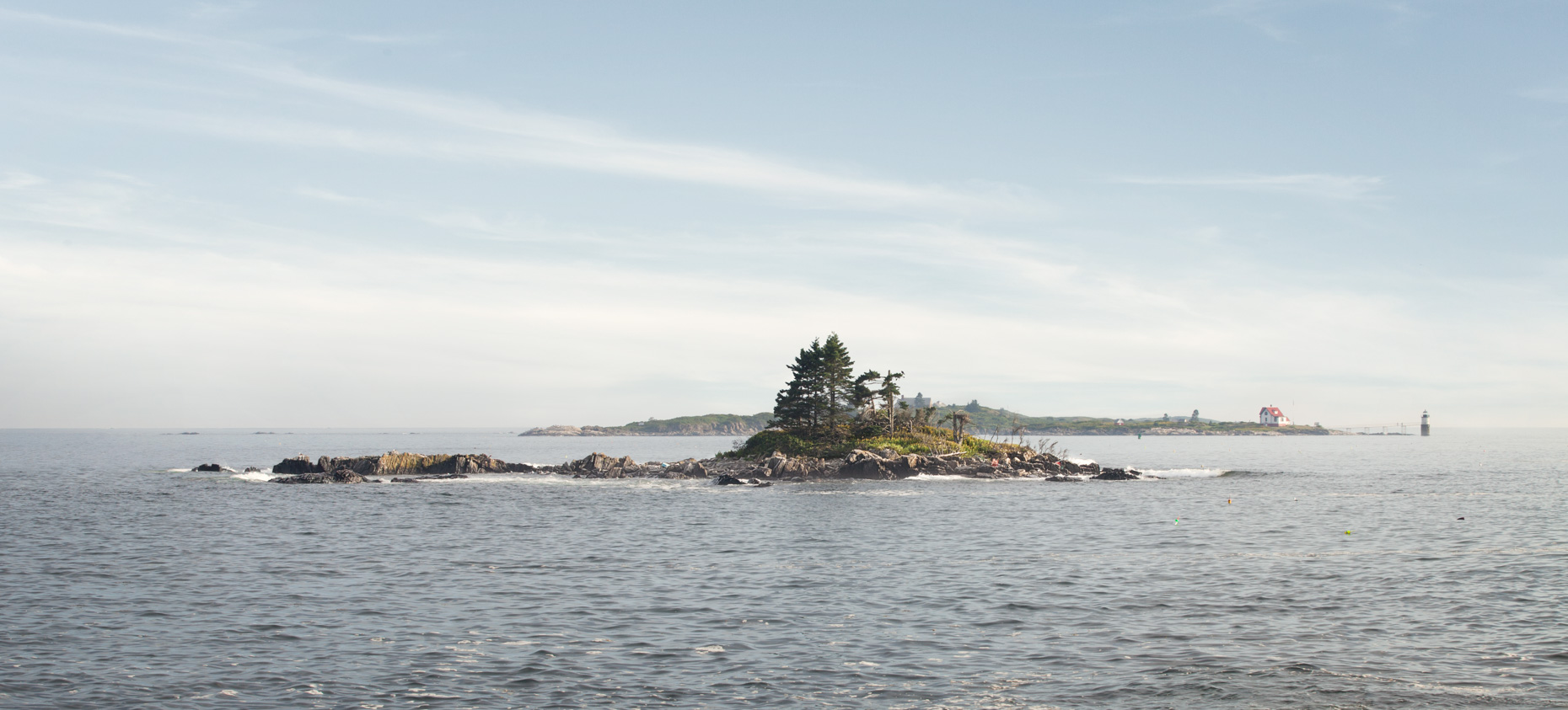 Lighthouse on Maine Island